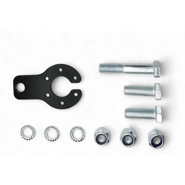 Entretoise homologuée avec rattrapage de jeu carré 2" attelage plaque 4 trous N4-Offroad