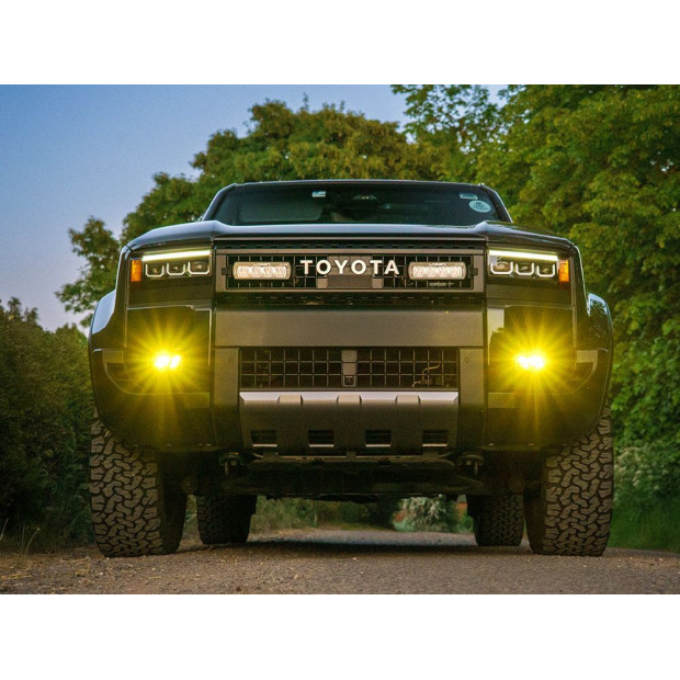 PHARE LED LAZER CARBON-2 SPOT (MODE FEU JAUNE)
