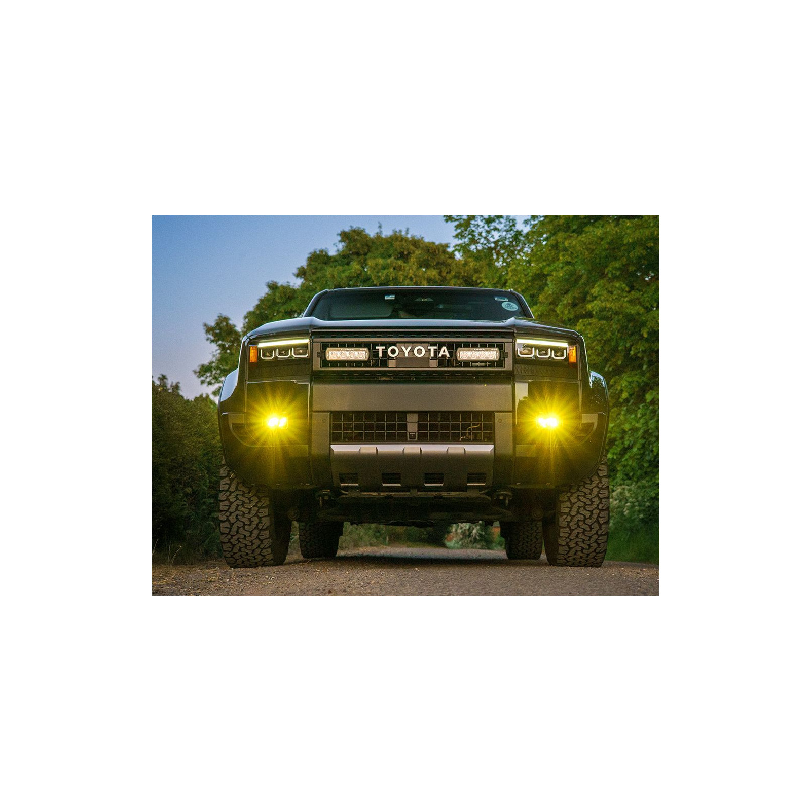 PHARE LED LAZER CARBON-2 SPOT (MODE FEU JAUNE)