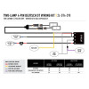 PHARE LED LAZER CARBON-2 SPOT (MODE FEU JAUNE)