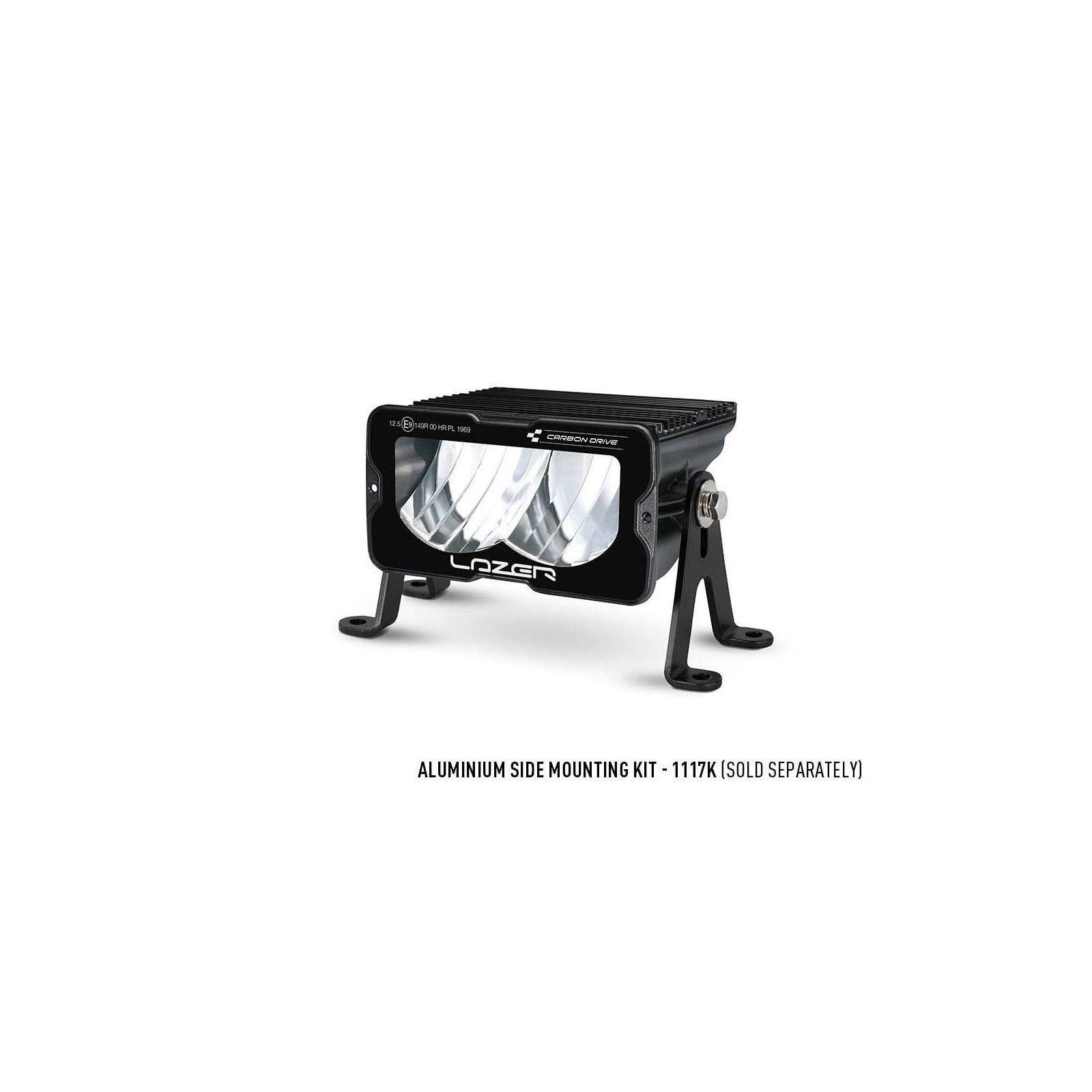 PHARE LED LAZER CARBON-2 DRIVE (MODE FEU JAUNE)