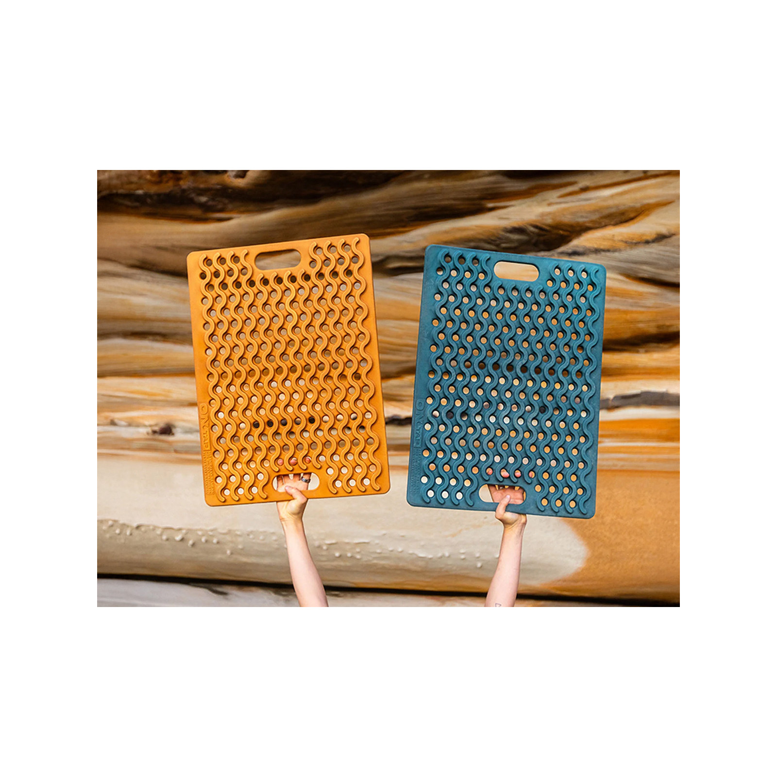 Tapis de douche extérieur beige Ontap