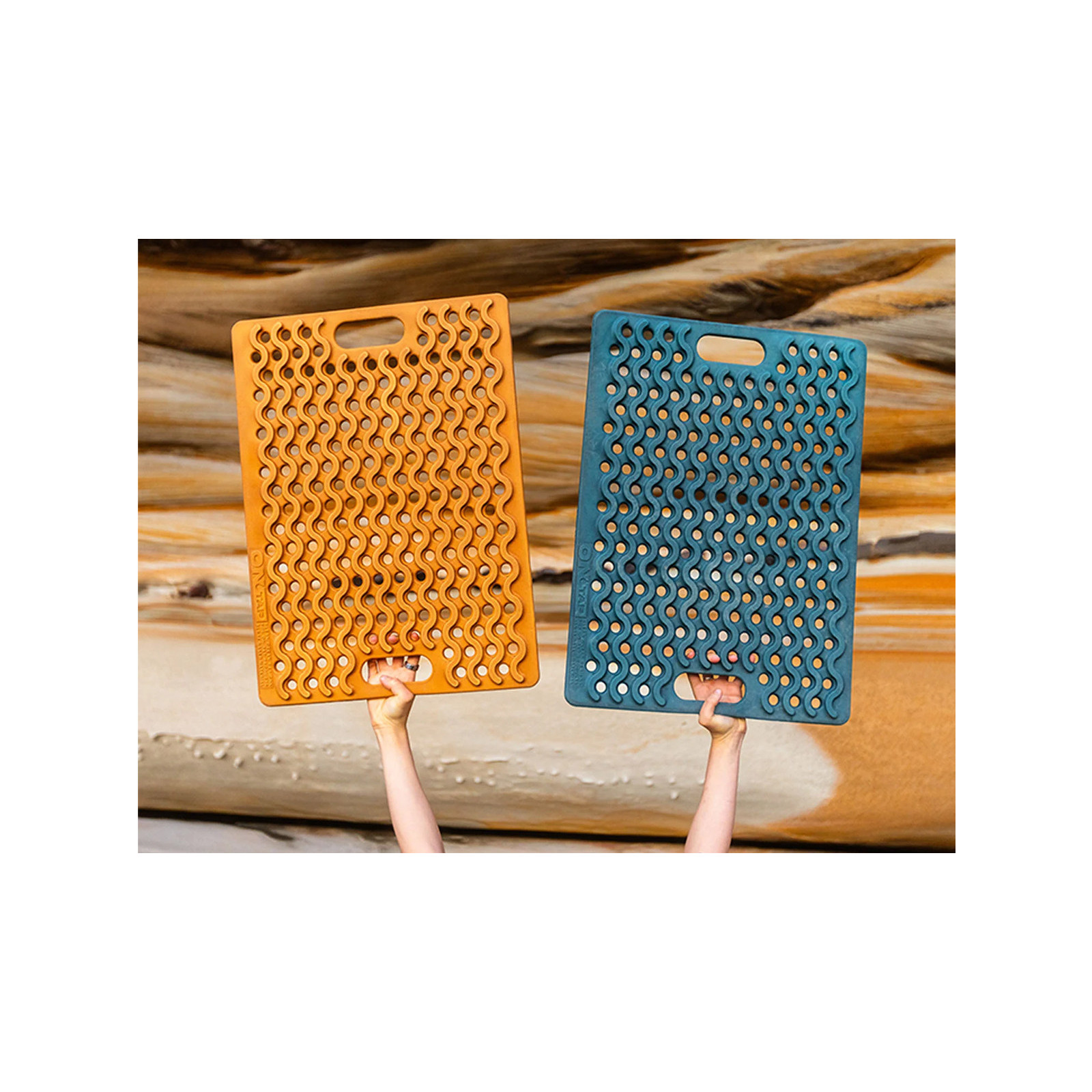 Tapis de douche extérieur bleu Ontap