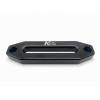 Ecubier aluminium noir pour corde de treuil synthétique N4-Offroad