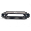 Ecubier aluminium noir pour corde de treuil synthétique N4-Offroad