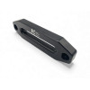 Ecubier aluminium noir pour corde de treuil synthétique N4-Offroad