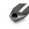 Ecubier aluminium noir pour corde de treuil synthétique N4-Offroad