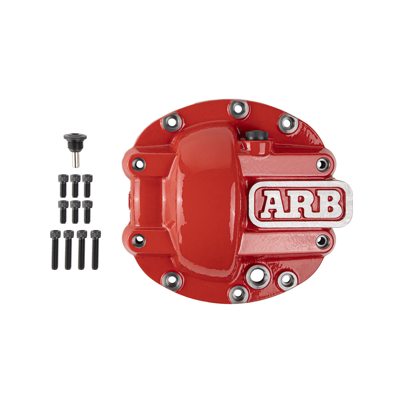 Coquille de protection rouge ARB pont DANA 30 Jeep Wrangler et Cherokee