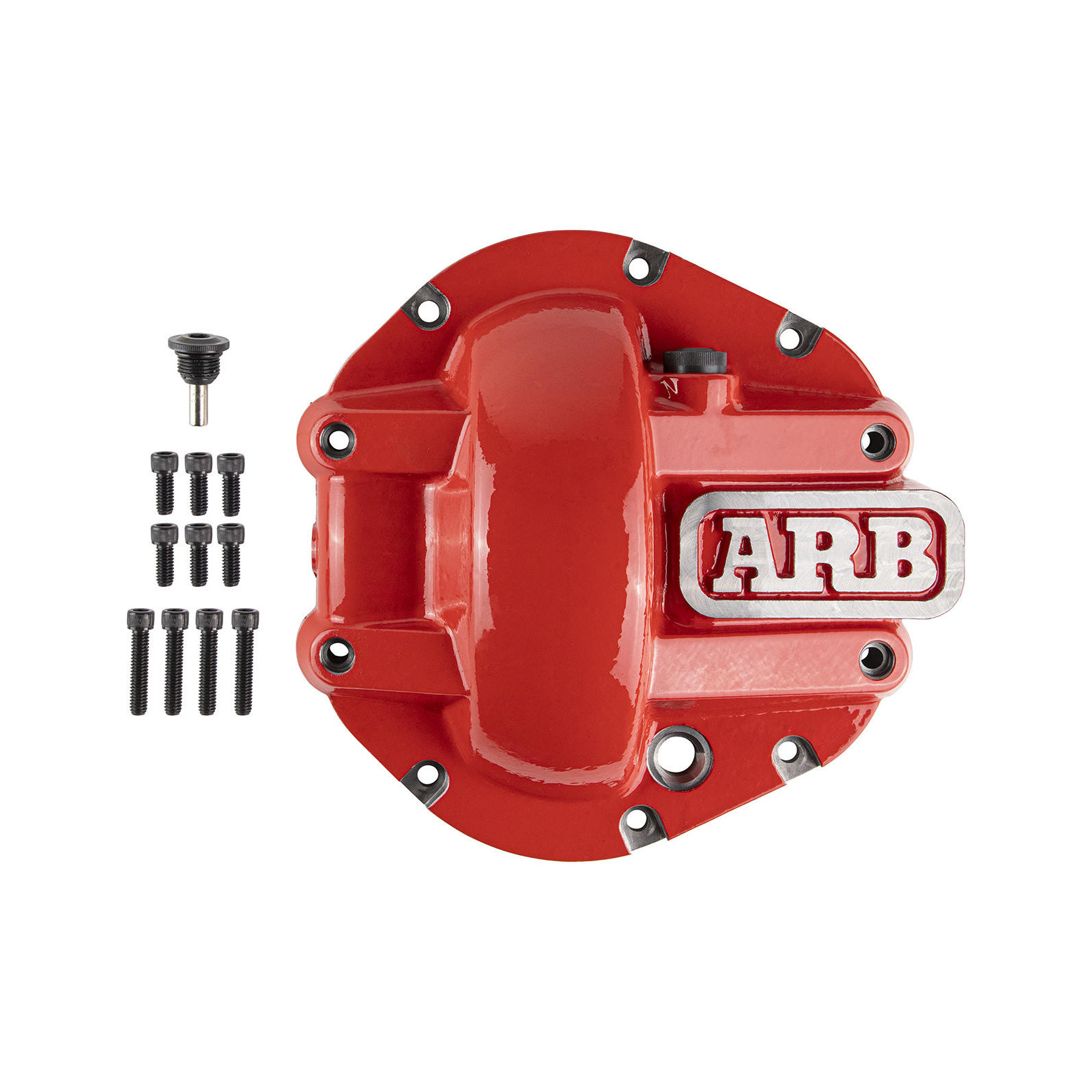 Coquille de protection rouge ARB pont DANA 44 Jeep Wrangler JK TJ