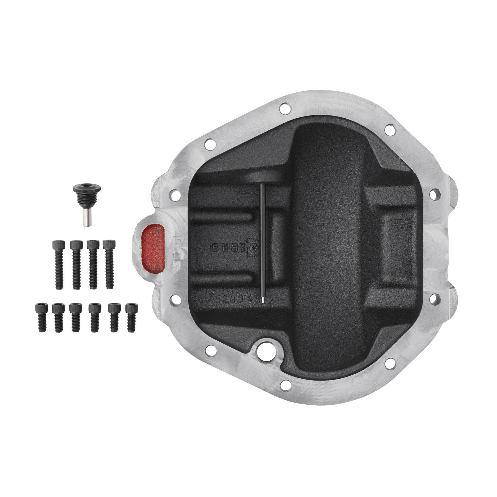 Coquille de protection rouge ARB pont DANA 44 Jeep Wrangler JK TJ