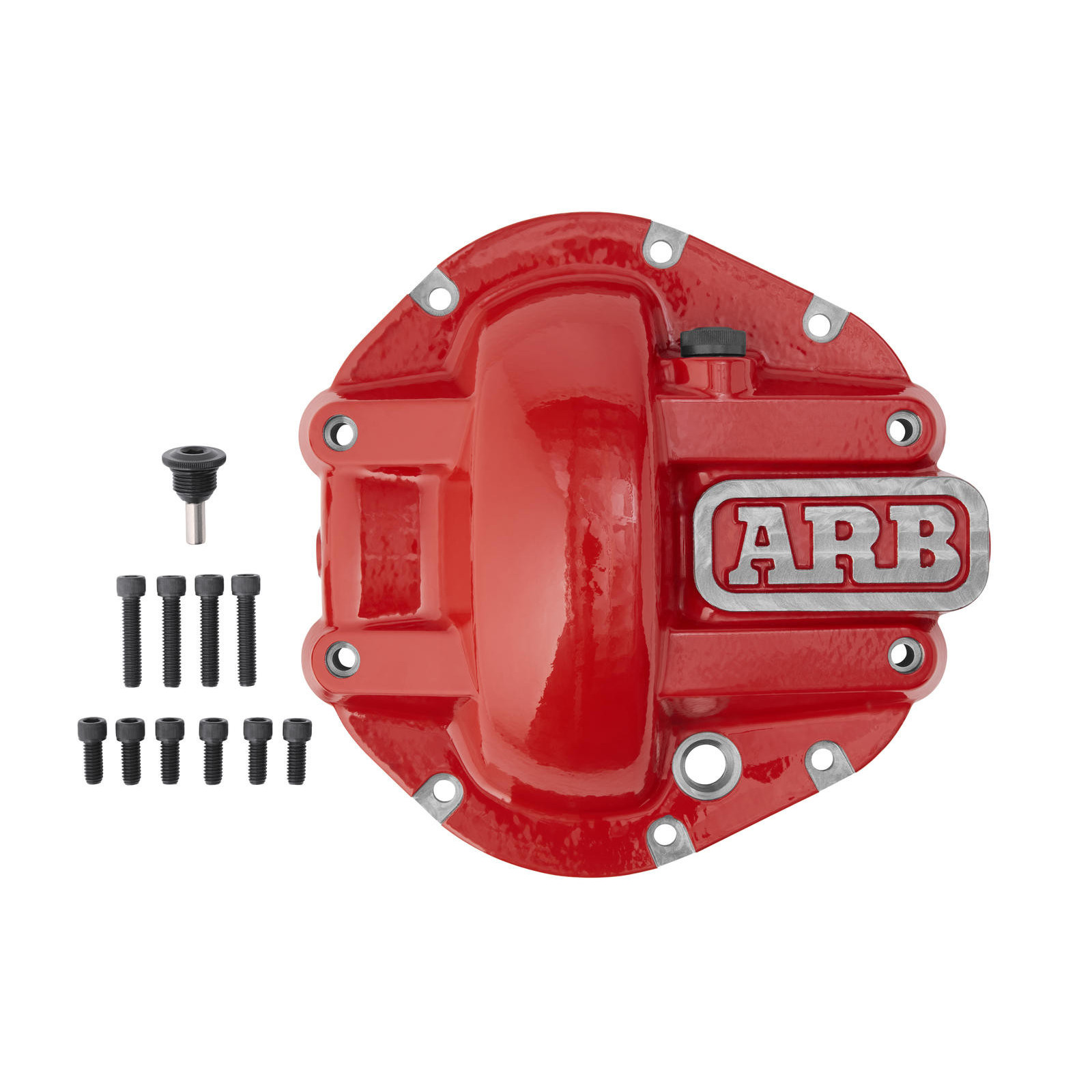 Coquille de protection rouge ARB pont DANA 44 Jeep Wrangler JK TJ