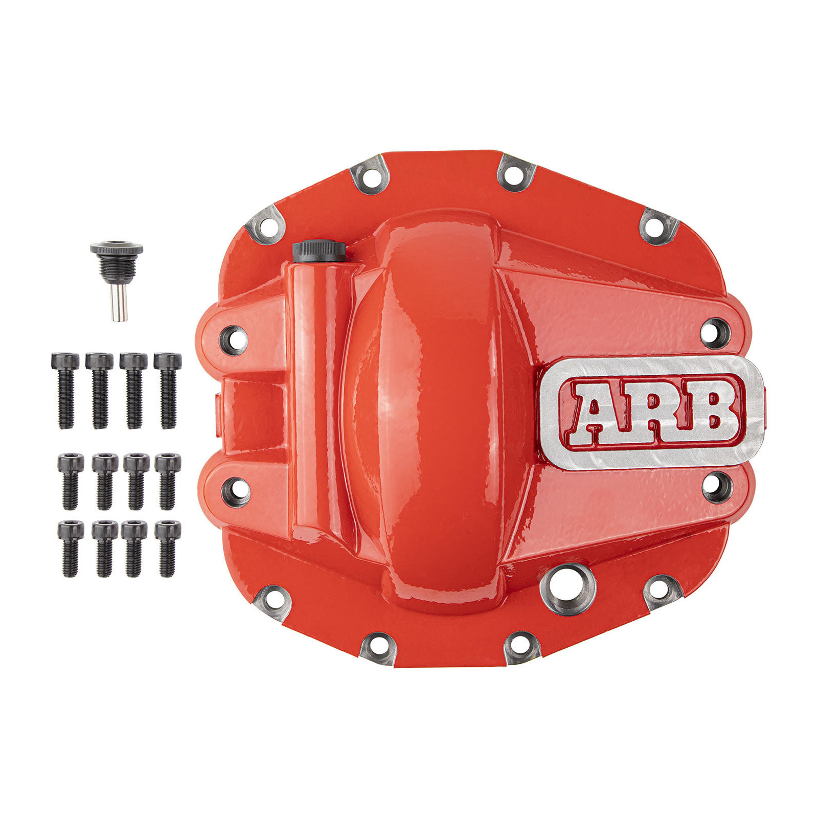 Protection de pont avt JL Rubicon - rouge