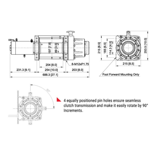 Treuils COMEUP WA-SL20RS