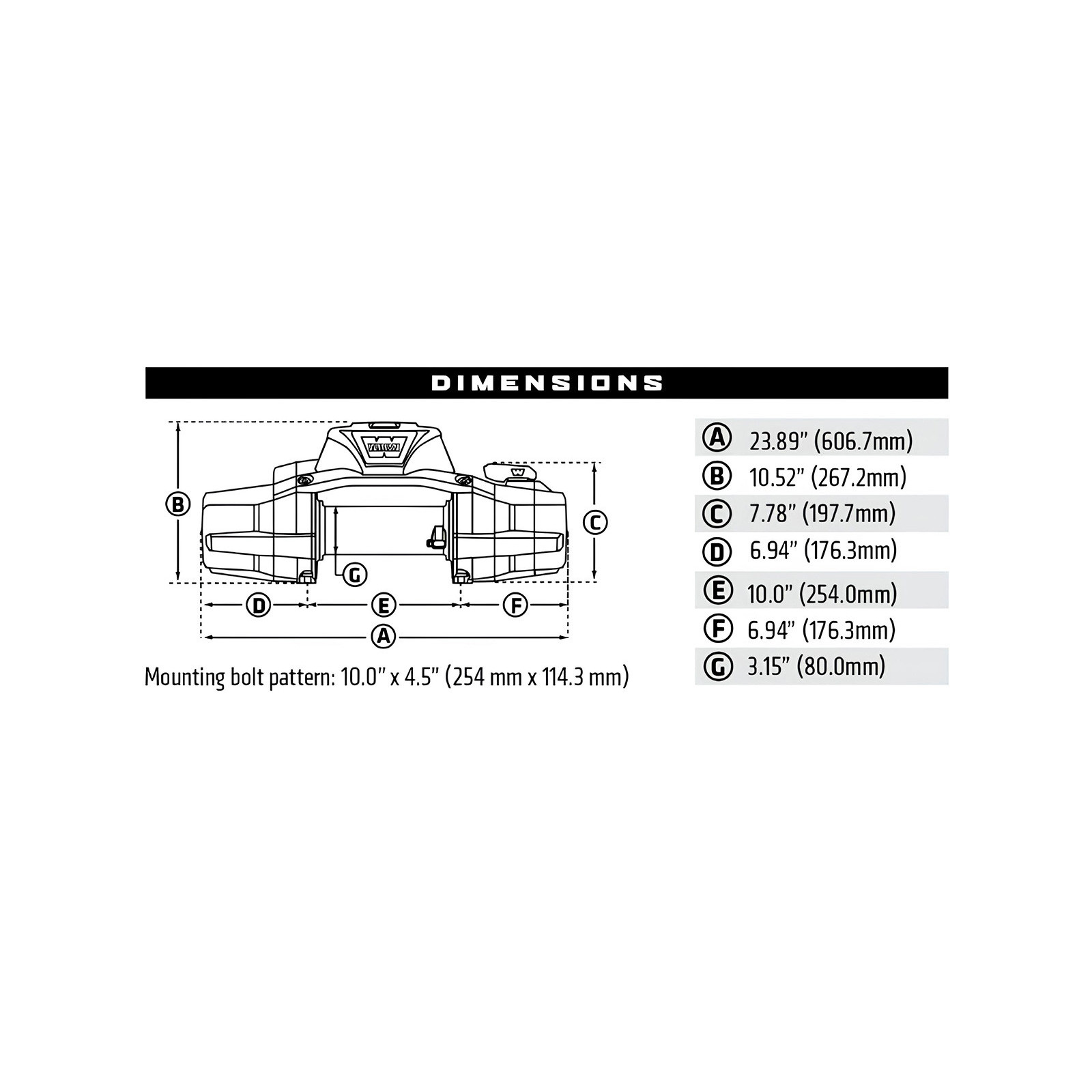 Treuil Warn Zeon XP 14S 6350kg 12V