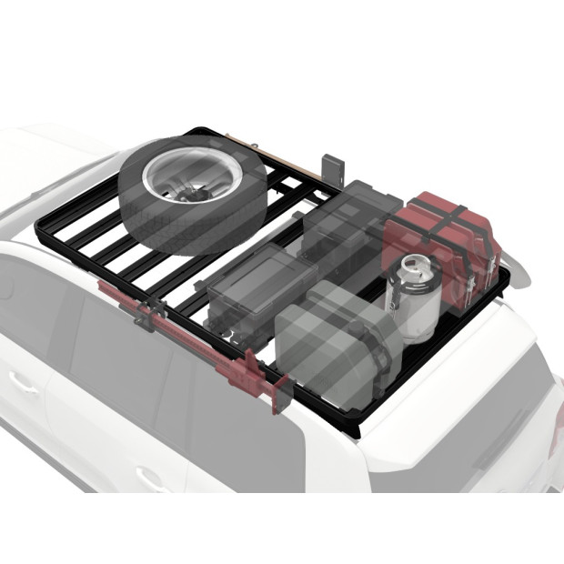 Galerie FRONT RUNNER Slimline II 1255 x 2166 mm Foot Mount pour Toyota Land Cruiser 200 • KRTL028T