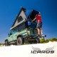 Toit Relevable ALU-CAB ICARUS Noir Land Rover Defender 110