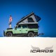 Toit Relevable ALU-CAB ICARUS Noir Land Rover Defender 110