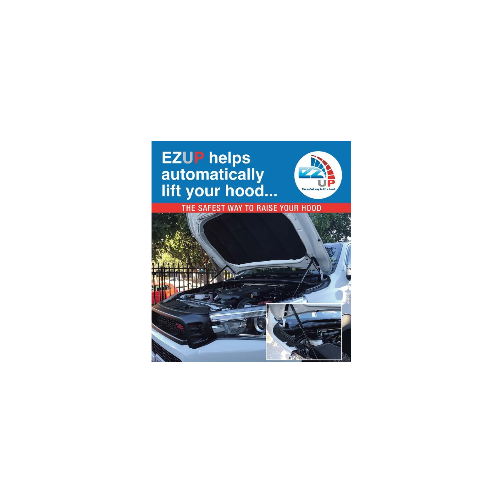 Kit vérins de hayon de capot EZUp pour Volkswagen Amarok 2010+