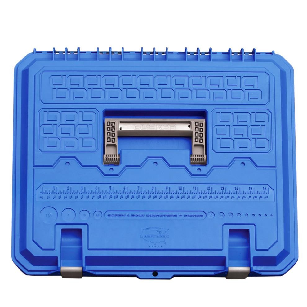 D-BOX DECKED Boite à Outils bleue pour Grand Tiroir DECKED