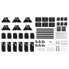 BASERACK GUTTER 6 LEG KIT H1 SUITS 1770010/30/40