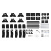 BASERACK GUTTER 6 LEG KIT H2 SUITS 1770010/30/40