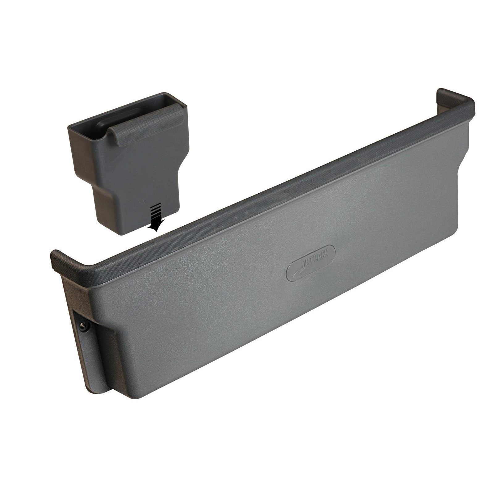 MOULDED DOOR POCKETS (PR) GREY