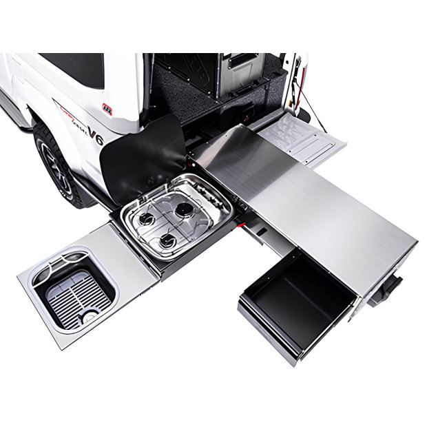 Tiroir coulissant cuisine ARB 1355mm pour Pick up