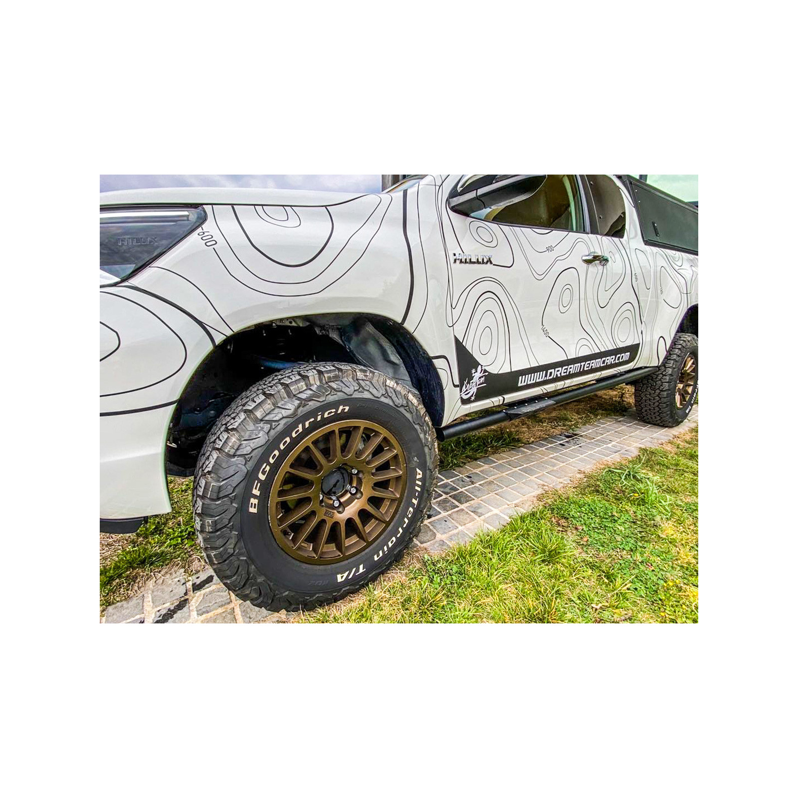 Jante Alu Braid Winrace S Bronze 8x17 6x139.7 ET5 Toyota Hilux et Land Cruiser