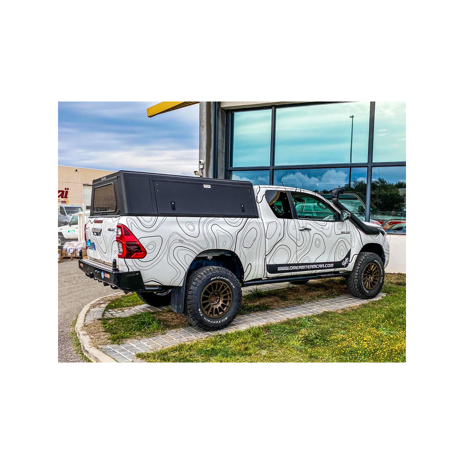 Jante Alu Braid Winrace S Bronze 8x17 6x139.7 ET5 Toyota Hilux et Land Cruiser