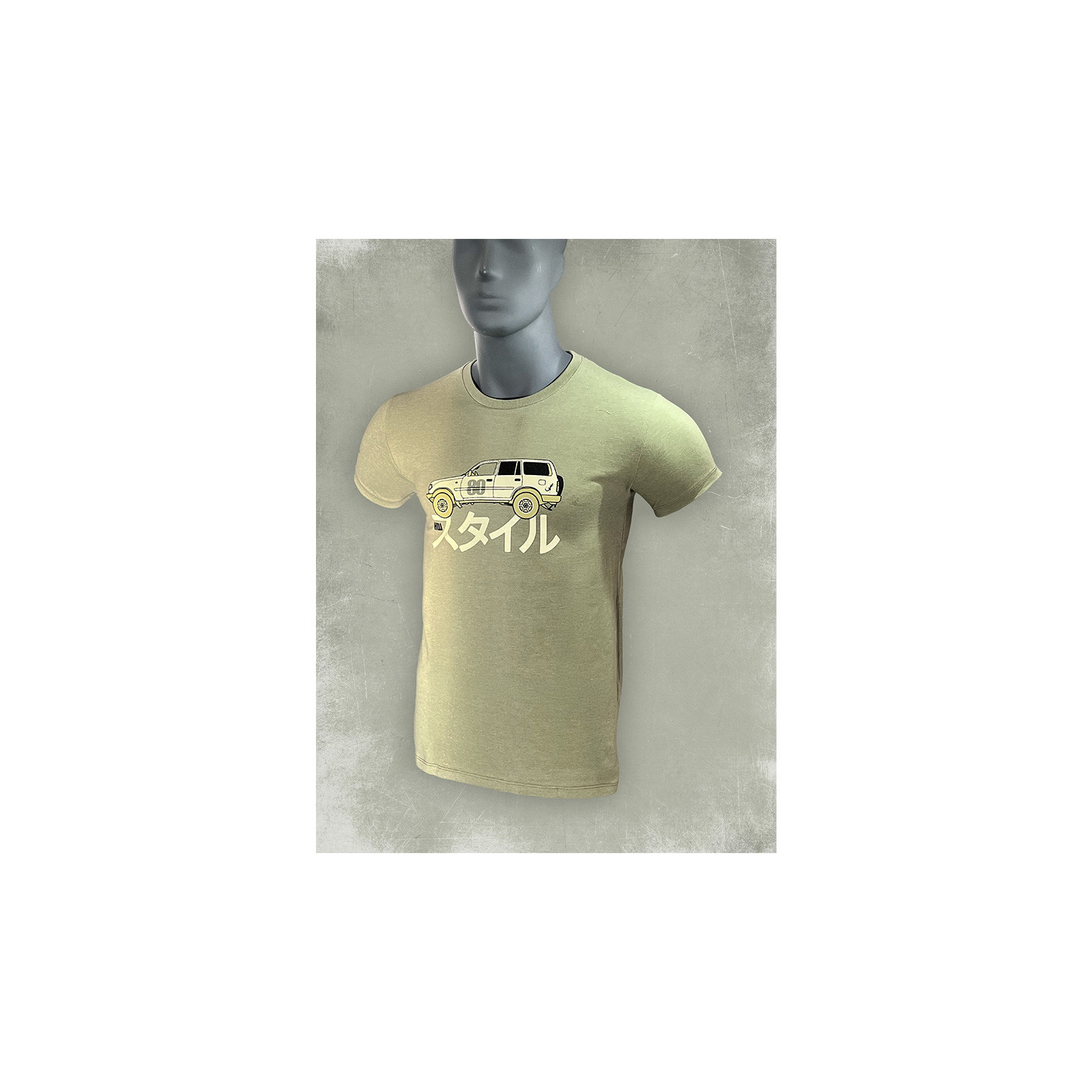 Tshirt homme HDJ80 Dream Team Car kaki