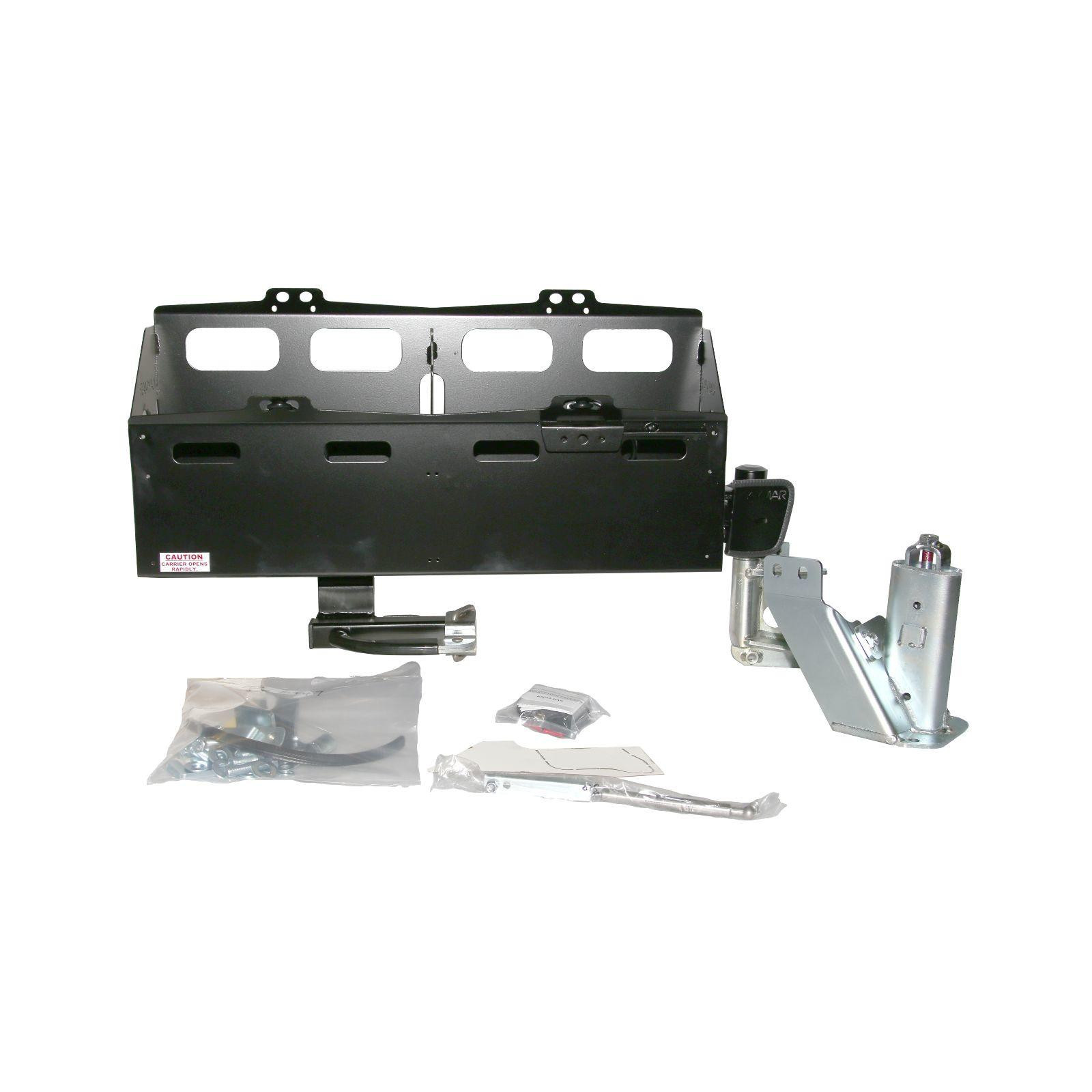 Porte jerrycan double côté droit pour pare chocs arrière Kaymar sur Land Cruiser VDJ200