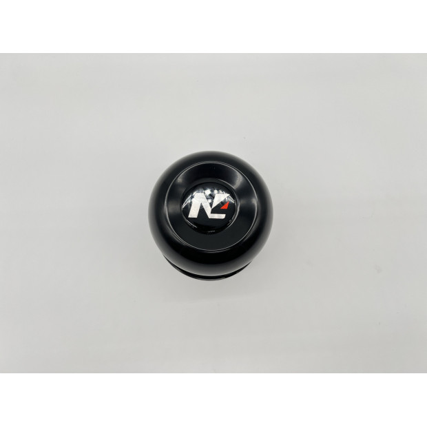 Cache moyeu fermé acier noir pour jantes acier avec centrage 110mm N4-Offroad