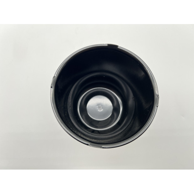 Cache moyeu fermé acier noir pour jantes acier avec centrage 110mm N4-Offroad