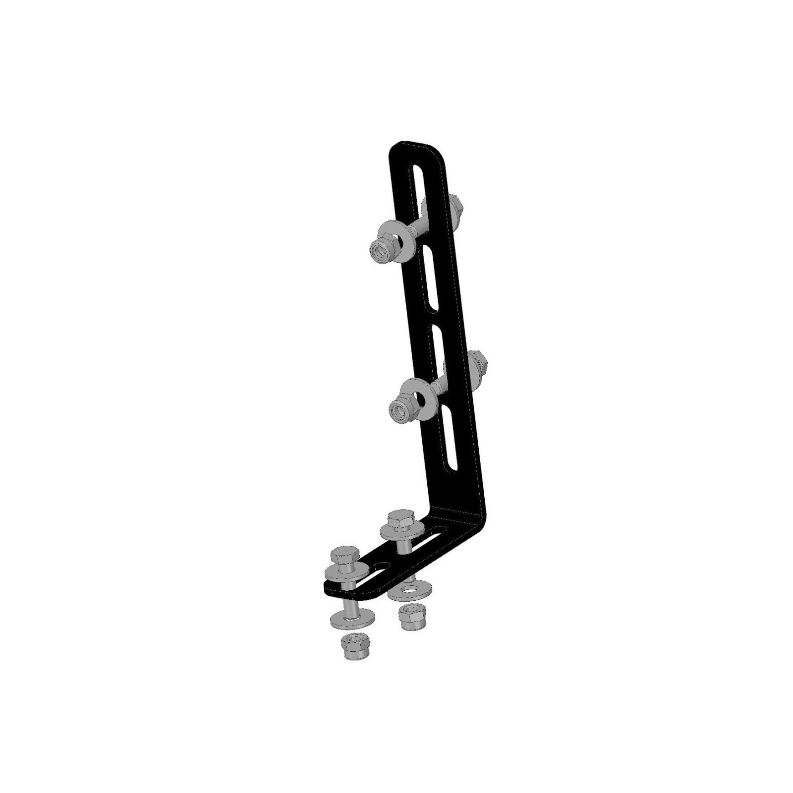 Kit support universel de fixation pour boitier relais de treuil N4-Offroad
