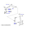 Kit barre stabilisatrice avant fixe Toyota KDJ15 GDJ15 N4-Offroad - remplacement KDSS