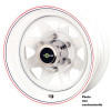 Jante GOSS Triangular 7x15 5x139.7 CB110 ET-6 Profondeur 10,6cm. Blanche
