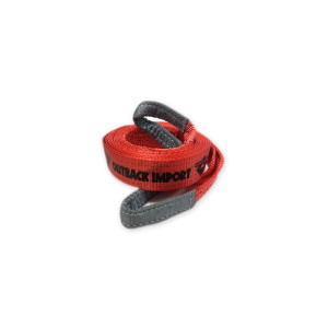 Sangle de traction 5M 7T5 largeur 50mm OUTBACK IMPORT rouge