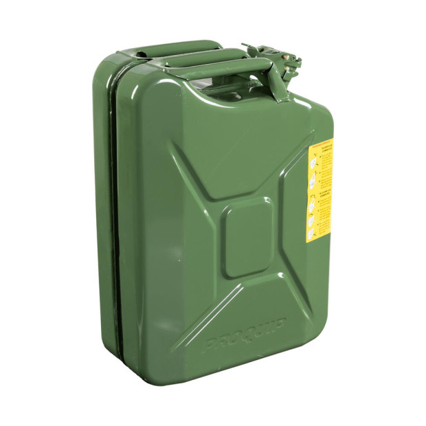 Jerrycan 20L essence métal (colori vert)