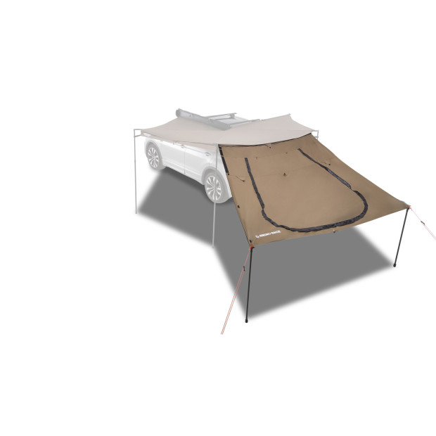 Extension trapézoïdale avec porte pour auvent RHINO RACK 33400 Batwing Compact