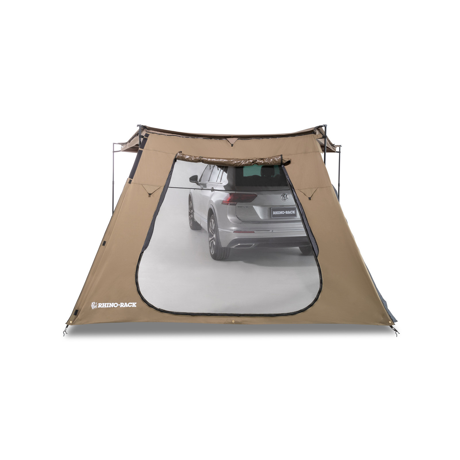 Extension trapézoïdale avec porte pour auvent RHINO RACK 33400 Batwing Compact