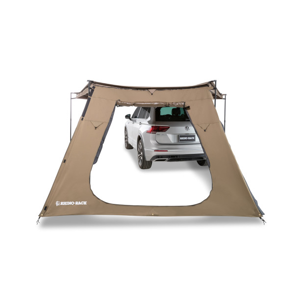 Extension trapézoïdale avec porte pour auvent RHINO RACK 33400 Batwing Compact