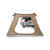 Extension trapézoïdale avec porte pour auvent RHINO RACK 33400 Batwing Compact
