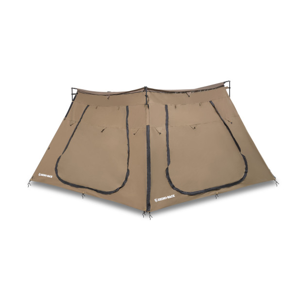 Extension trapézoïdale avec porte pour auvent RHINO RACK 33400 Batwing Compact