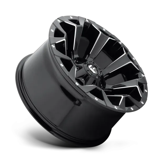 JANTE FUEL ASSAULT 8.5x17 5x114.3/127 ET25 CB78.1 MATTE BLACK MILLED