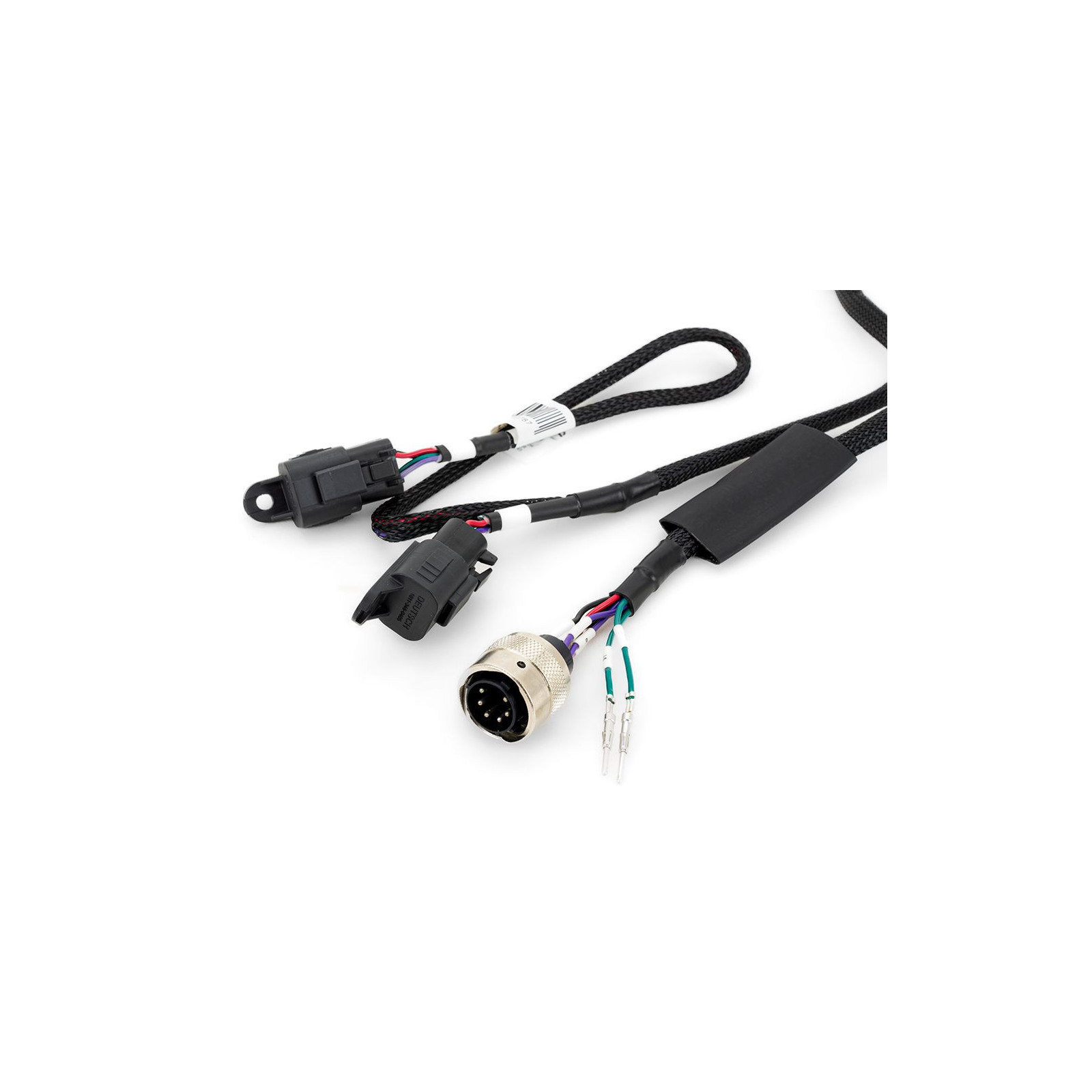 KIT DE CÂBLAGE 2 LAMPES AVEC CONNECTEUR (4-BROCHES, DEUTSCH DT, 12V)