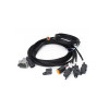 KIT DE CÂBLAGE QUATRE LAMPES AVEC CONNECTEUR DT04-08 (4-BROCHES)