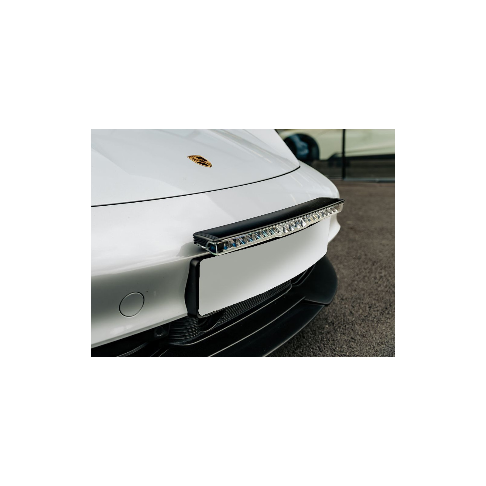 SUPPORT DE PLAQUE D'IMMATRICULATION LAZER (GLIDE)