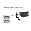 SUPPORTS SUR CAPOT LÉGERS LAZER (Carbon-6)