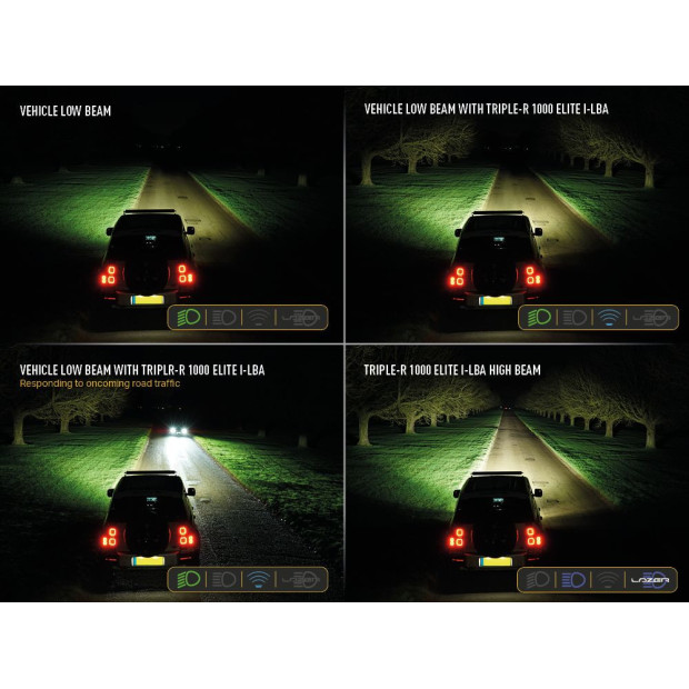 PHARE LED LAZER TRIPLE-R 8 ELITE 1000 i-LBA