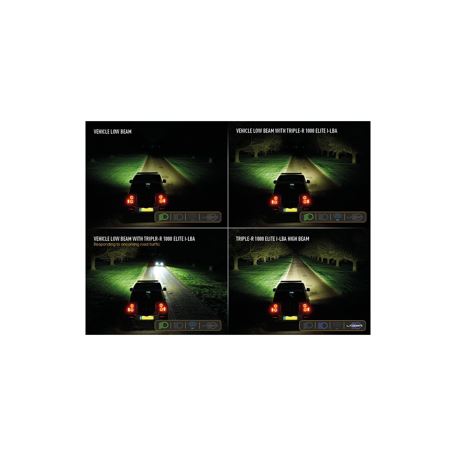 PHARE LED LAZER TRIPLE-R 8 ELITE 1000 i-LBA